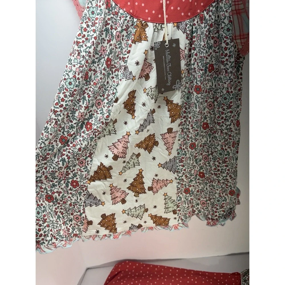 Matilda Jane girls size 10Y lounge set soft modal blend fall holiday Ruffles - Picture 4 of 16